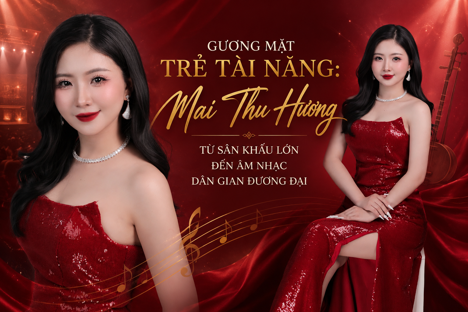 Gương Mặt Trẻ Tài Năng: Mai Thu Hương - Từ Sân Khấu Lớn Đến Âm Nhạc Dân Gian Đương Đại Gương Mặt Trẻ Tài Năng: Mai Thu Hương - Từ Sân Khấu Lớn Đến Âm Nhạc Dân Gian Đương Đại